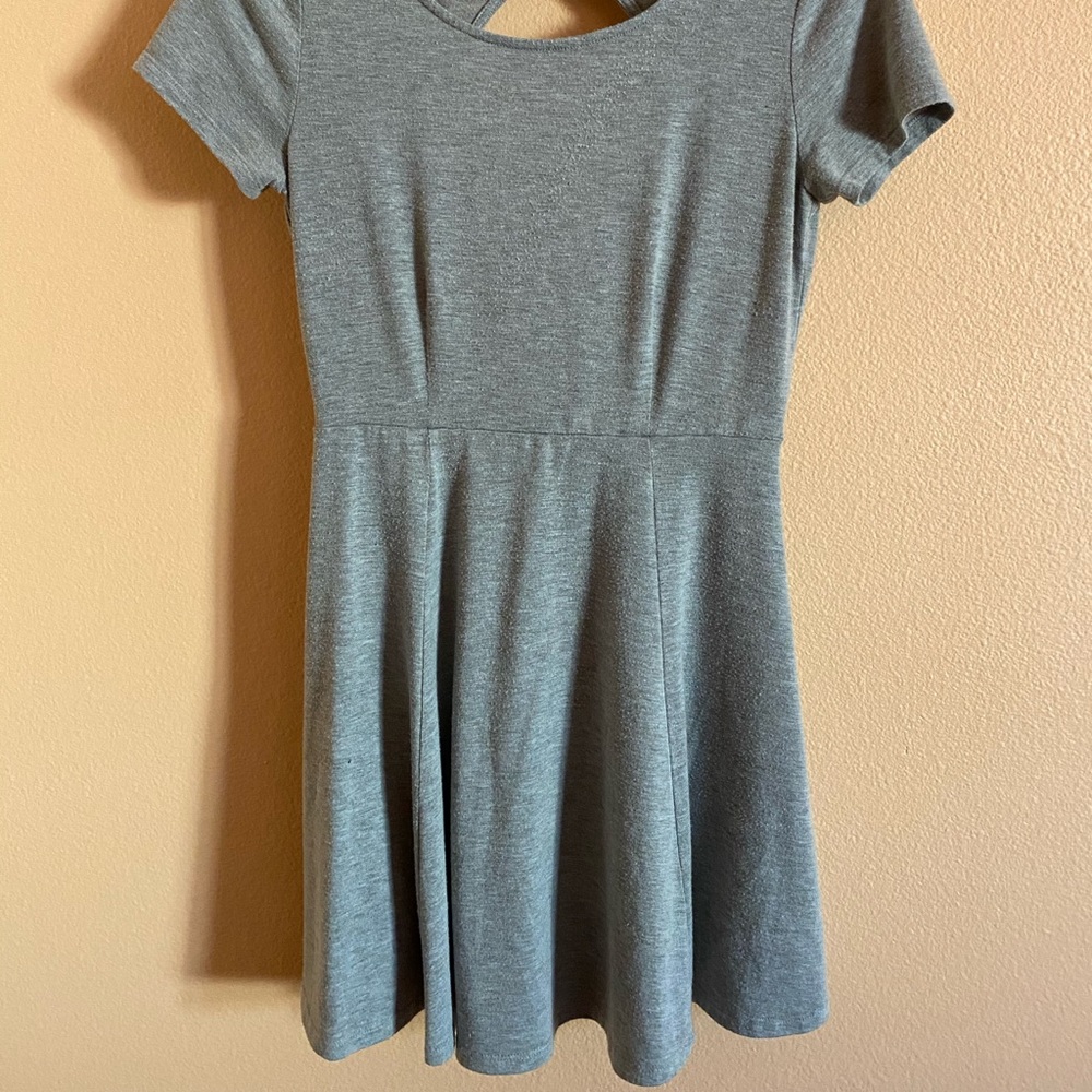 Simple Stretchy Gray Dress